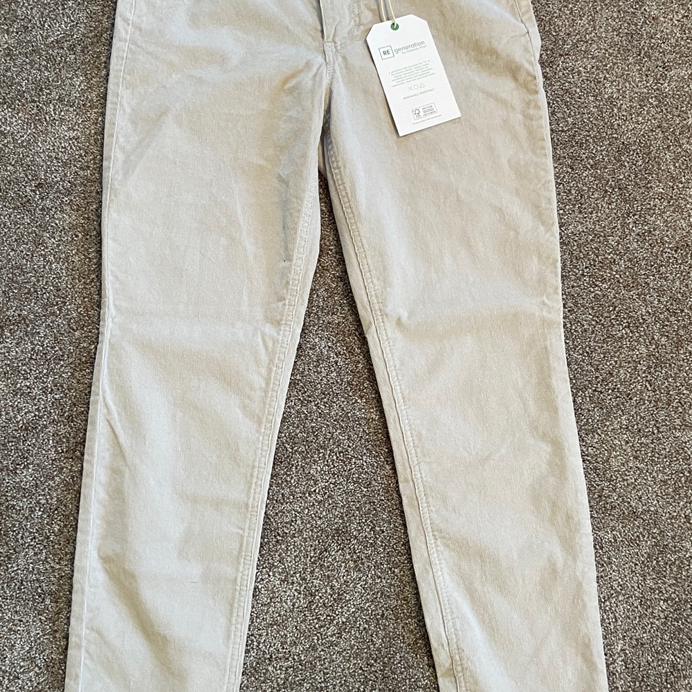 REgeneration By Celebrity Pink Mid-Rise Skinny Corduroy Size 11/30 NWT Renewable